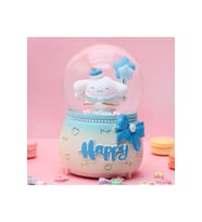 Cinnamoroll Büyük Boy Kar Küresi Işıklı, Müzikli, Püskürtmeli Küre
