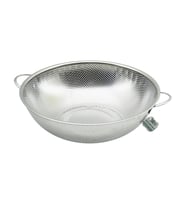 31CM METAL KULPLU ÇELİK SEPET SÜZGEÇ İNCE TEL AYAKLI (4915)
