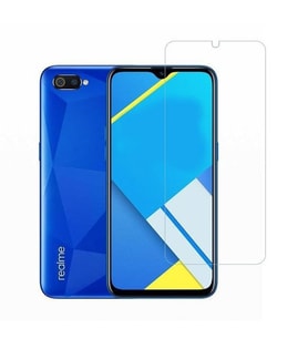 Tonex Realme C2 Uyumlu  Temperli cam 9H sertlik 2.5D Ekran koruyucu 