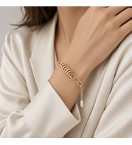 STİL İNCİSİ/XUPING JEWELRY İÇ İÇE GEÇMELİ HALKA BİLEKLİK