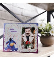 Fotoğraflı Eşeklik Ettim Özür Dilerim Tasarım Çerçeve Özür Hediyesi HK2606