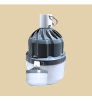 LEDX Taşınabilir Şarjlı Ampul – 80W, Teleskobik Askılı (Gri-Beyaz)