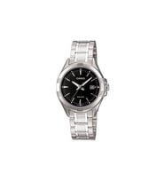 Casio LTP-1308D-1AVDF Quartz Çelik Gri Siyah Kadran 31 mm Kadın Kol Saati
