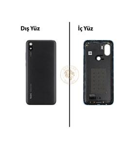 Yapıştırıcı Redmi 7A Siyah Yapıştırıcı Arka Pil Kapağı Batarya Kapağı + Yapıştırıcı ve Vida Seti
