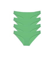 Mulvxbrf Brf02 4 Adet Süper Eko Set Likralı Kadın Slip Külot Yeşil (Mulvix)