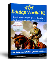 AÖF İnkılap Tarihi 1-2 (Çıkmış ve Çıkacak Sorular)