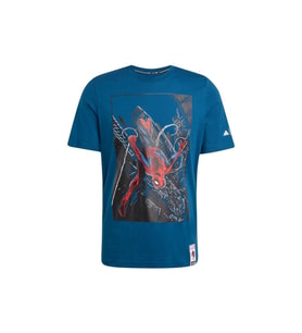 adidas Erkek  Mavi  T-shirt M SPIDERMAN T-S JL5557