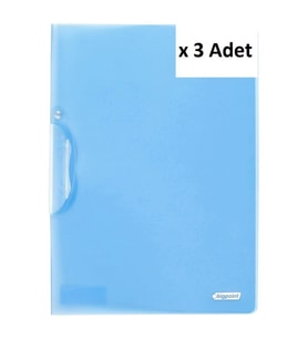 Bigpoint Yandan Sıkıştırmalı Dosya A4 Mavi x 3 Adet