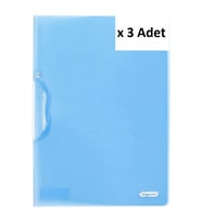 Bigpoint Yandan Sıkıştırmalı Dosya A4 Mavi x 3 Adet