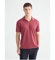 LC WAIKIKI Bordo Polo Yaka Erkek Tişört