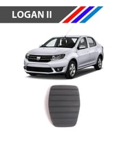 OTOZET Dacia Logan 2 Fren - Debriyaj Pedal Lastiği 2 Adetli Takım