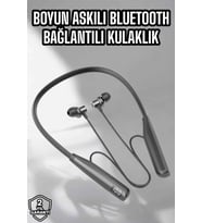 Boyun Bantlı Bluetooth Kulaklık Yüksek Ses Kaliteli 100 Saat Kulaklık