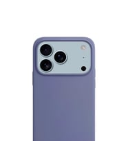 Apple iPhone 17 Pro Max Liquid Lansman Silikon Kılıf Lavanta Grisi