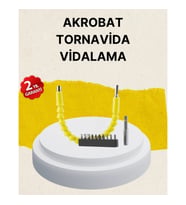 Mey İthalat® Akrobat Vidalama Uç Seti 12 Parça Profesyonel Dar Alan Kullanım