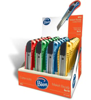 Bion Maket Bıçağı Metal Yataklı Maket Bıçağı (24 Lü Paket)