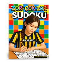Zor-Çok Zor Sudoku Spiralli Kitap (320 Sudoku Cevaplarıyla)