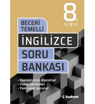 8. Sınıf İngilizce Beceri Temelli Soru Bankası Tudem Yayınları