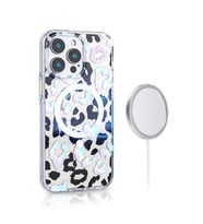 Apple iPhone 15 Pro Max Uyumlu Kılıf M-safe Şarj Özellikli Zore Jago Kapak (Beyaz)