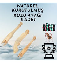 Naturel Kurutulmuş Kuzu Ayağı (Paça) 3 lü paket