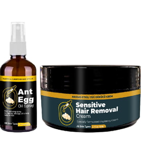 Ant Egg Oil & Cream : Ağda50 Ml Karınca Yumurtası Yağı 50 Ml Kremi Tüydökücü Set