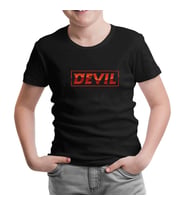 Super Junior - Devil Siyah Çocuk Tshirt