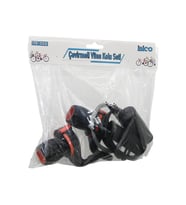 ÇEVİRMELİ BİSİKLET VİTES KOLU SETİ 2PCS VİTES KOLU - 2PCS ELCİK - TEL - TEL KORUYUCU KANAL KABLO (5680)