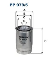 FILTRON PP9795 Yakit Filtresi 319221K800