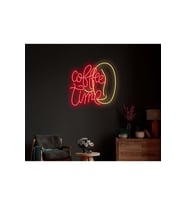 Coffee Time Yazılı Neon Tabela