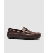 %100 Hakiki Deri Kahverengi Tokalı Erkek Loafer
