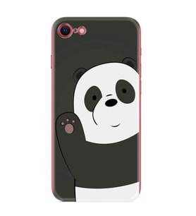 Apple iPhone 5 6 7 8 Plus Se XR Kılıf Desemli Silikon Hello Panda 1709