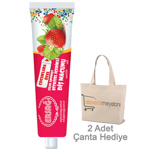 Ersağ Çilekli Çocuk Diş Macunu - 75 ML