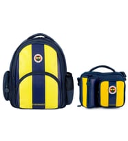 Fenerbahçe Lisanslı Okul Çantası ve Beslenme Çantası Seti - SETME25756B