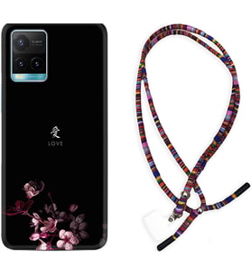 Vivo Y11S Y21S Y20 Y20S Y70 Kılıf Boyun Asklı Rasta Silikon Love 1629