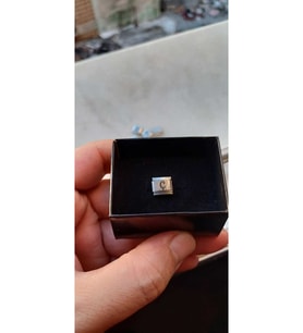 İTALYAN ÇELİK CHARM ÇELİK CHARM Ç HARFİ İSİM TARİH BAŞ HARF YAZILIR 9 MM