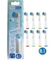 Sensetive - Ekstra Yumuşak Oral B Şarjlı Diş Fırçası Yedek Başlığı - 8 Adet Yedek Başlık