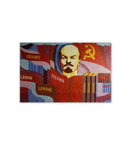 Ahşap Tablo Mozaik Lenin Ve Orak Çekiç (25x35 Cm Boyut)