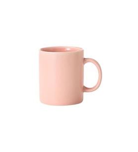 Toz Pembe Desensiz Porselen Kupa