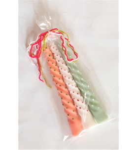 Şamdan Mumu, %100 Doğal Soya Wax Döküm, 3 Adet