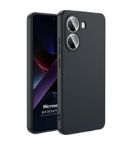 Microsonic Xiaomi Poco X7 Pro Kılıf Groovy Soft Siyah (Siyah)