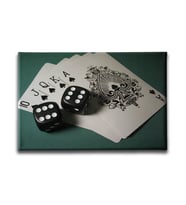 Zar Ve İskambil Kağıdı  Canvas Tablo MSY127