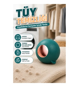 Yeniden Kullanılabilir Elbise Tiftik Çıkarıcı Top ABS Malzemeli Yıkanabilir Tüy Temizleme Aparatı