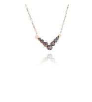 Elmas Montürlü Kolye (Rose - Gold)