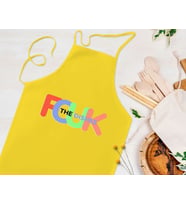BK Gift Fcuk Tasarımlı Sarı Mutfak Önlüğü Aşçı Hediyesi, Arkadaşa Hediye-8