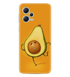 Xiaomi Redmi Note 12 4g Kılıf Resimli Desenli Silikon Platinium Series Dance Avokado 1878