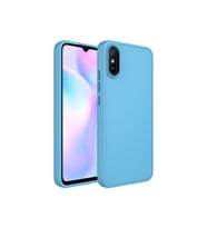 Xiaomi Redmi 9A Uyumlu Kılıf Metal Çerçeve ve Buton Tasarımlı Silikon Zore Luna Kapak