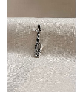 SAKSAFON 925 AYAR GÜMÜŞ ERKEK KOLYE UCU