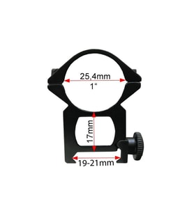 Çift Vidalı 22 Mm Dürbün Montaj Ayağı