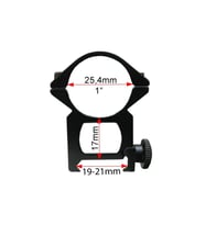 Çift Vidalı 22 Mm Dürbün Montaj Ayağı