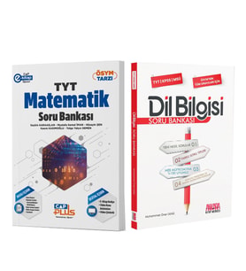 Çap Yayınları TYT Matematik ve AKM Dil Bilgisi Soru Bankası Seti 2 Kitap