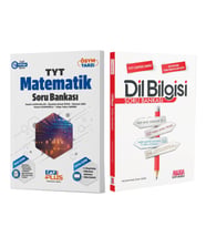 Çap Yayınları TYT Matematik ve AKM Dil Bilgisi Soru Bankası Seti 2 Kitap
